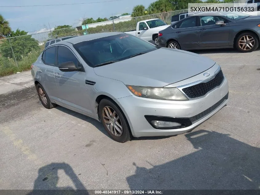 2013 Kia Optima Lx VIN: 5XXGM4A71DG156333 Lot: 40341917