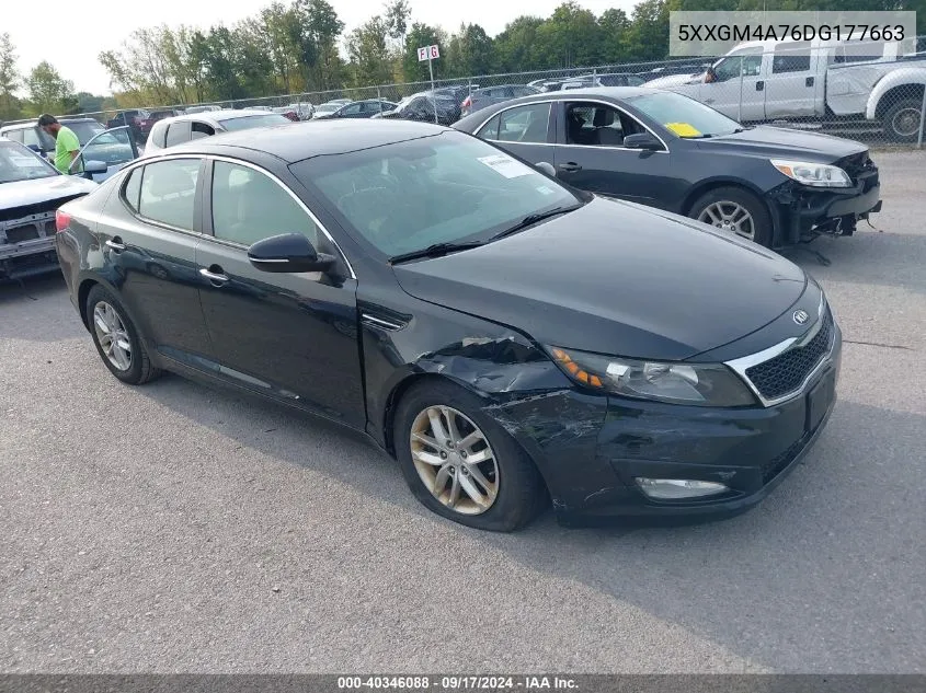 5XXGM4A76DG177663 2013 Kia Optima Lx