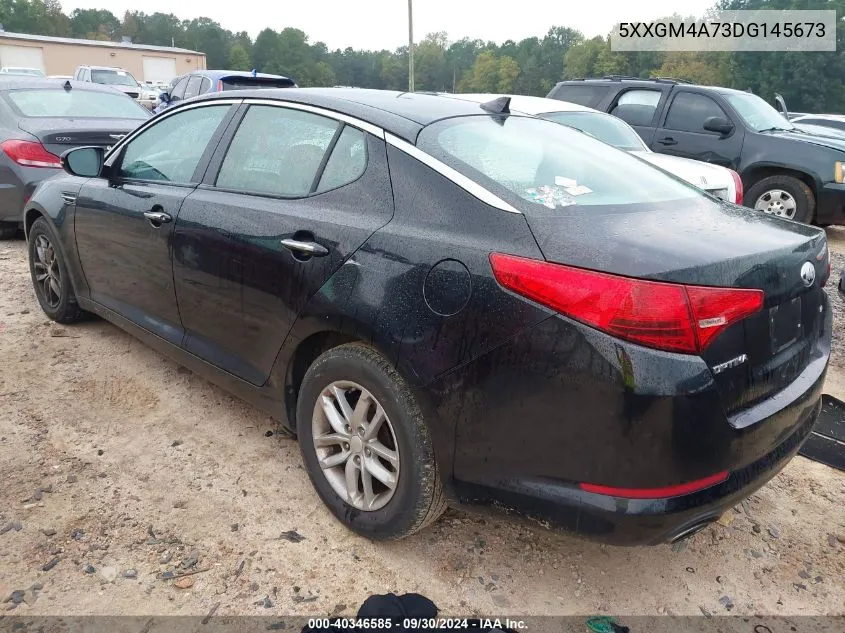 2013 Kia Optima Lx VIN: 5XXGM4A73DG145673 Lot: 40346585