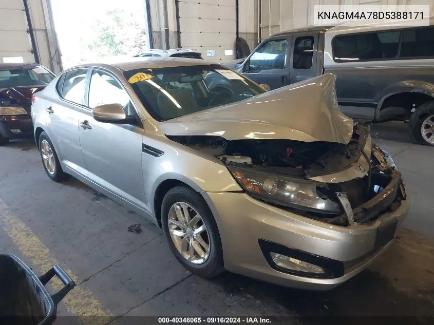 KNAGM4A78D5388171 2013 Kia Optima Lx