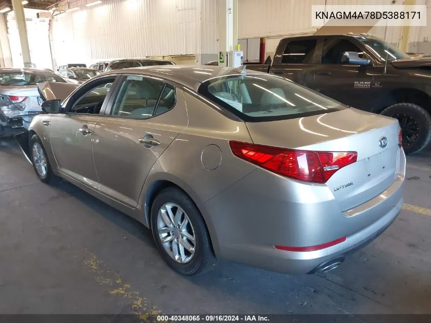 KNAGM4A78D5388171 2013 Kia Optima Lx