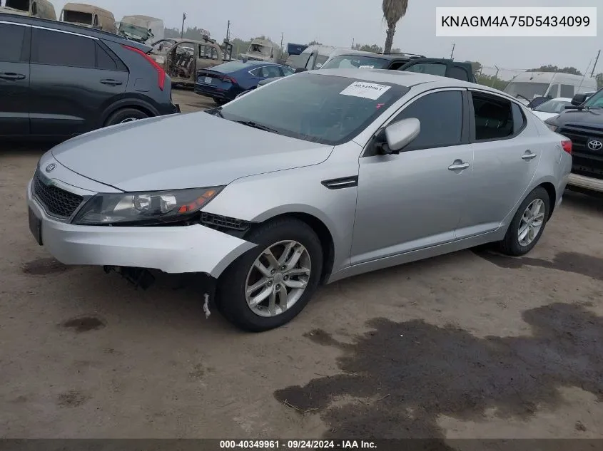 KNAGM4A75D5434099 2013 Kia Optima Lx