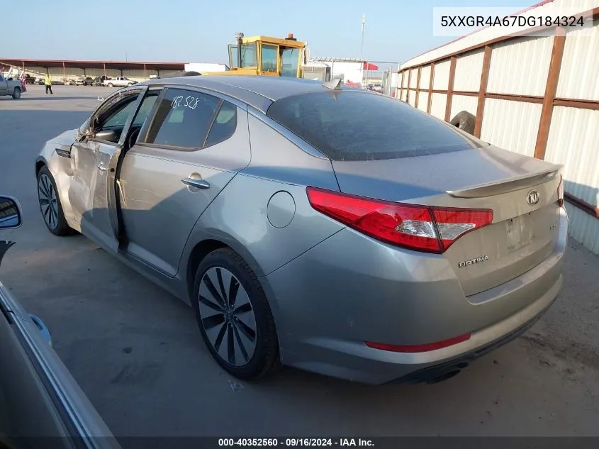 2013 Kia Optima Sx VIN: 5XXGR4A67DG184324 Lot: 40352560