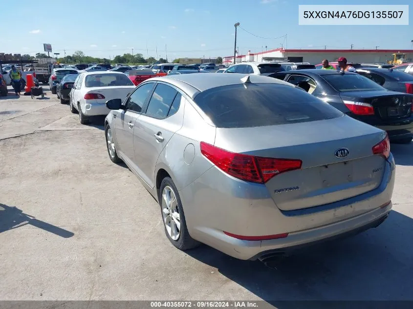 2013 Kia Optima Ex VIN: 5XXGN4A76DG135507 Lot: 40355072