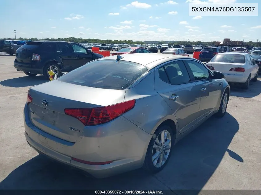 5XXGN4A76DG135507 2013 Kia Optima Ex