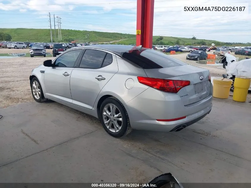 2013 Kia Optima Lx VIN: 5XXGM4A75DG226187 Lot: 40356320