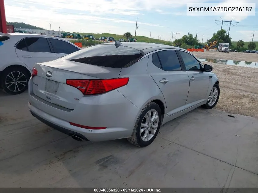 2013 Kia Optima Lx VIN: 5XXGM4A75DG226187 Lot: 40356320