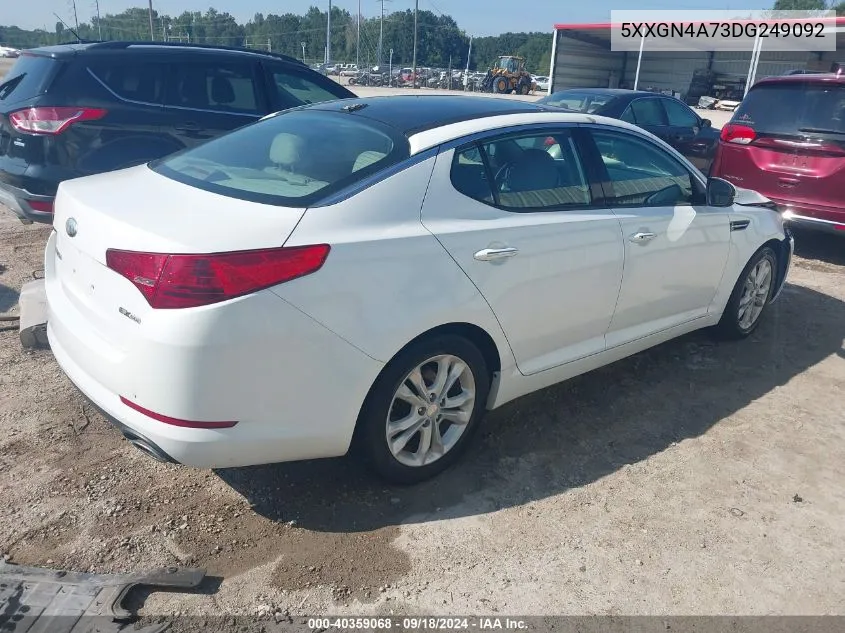 5XXGN4A73DG249092 2013 Kia Optima Ex