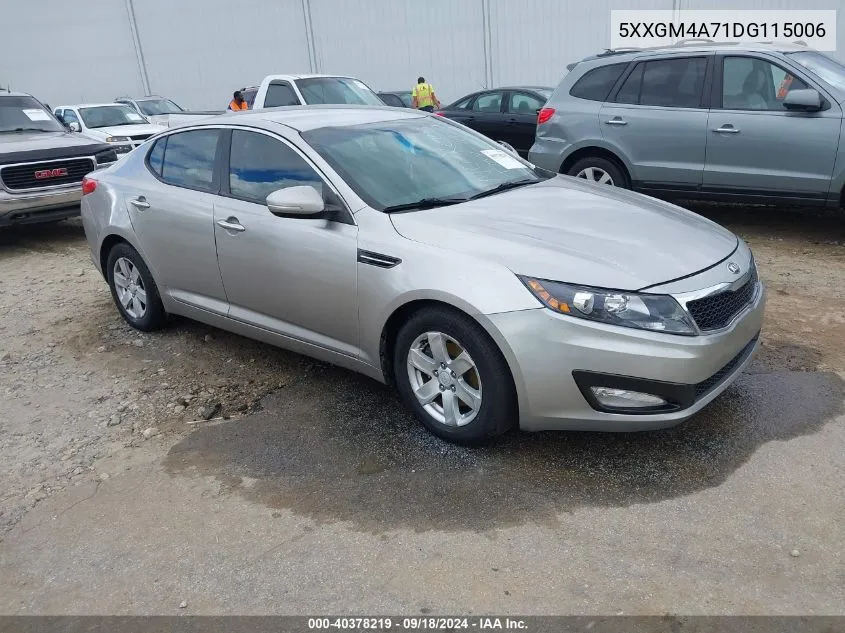 5XXGM4A71DG115006 2013 Kia Optima Lx