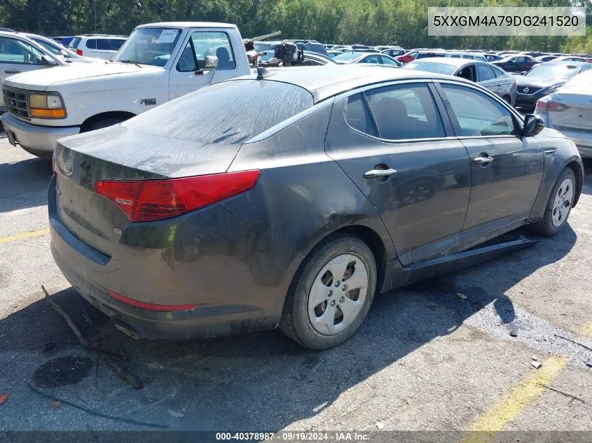 5XXGM4A79DG241520 2013 Kia Optima Lx