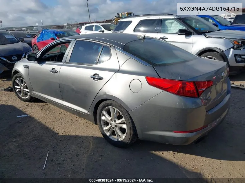 5XXGN4A74DG164715 2013 Kia Optima Ex