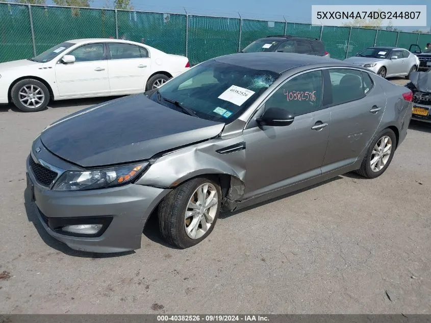 5XXGN4A74DG244807 2013 Kia Optima Ex