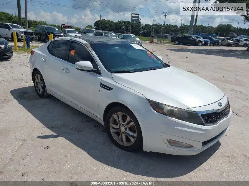 2013 Kia Optima Ex VIN: 5XXGN4A70DG157244 Lot: 40383281