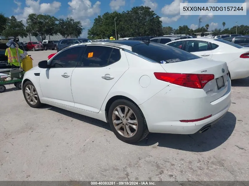 2013 Kia Optima Ex VIN: 5XXGN4A70DG157244 Lot: 40383281