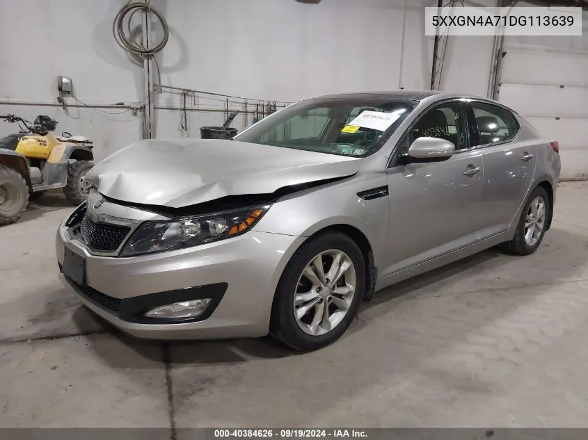 5XXGN4A71DG113639 2013 Kia Optima Ex