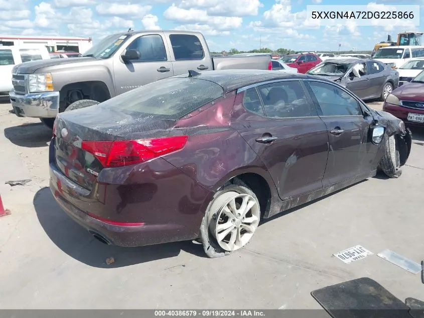 2013 Kia Optima Ex VIN: 5XXGN4A72DG225866 Lot: 40386579