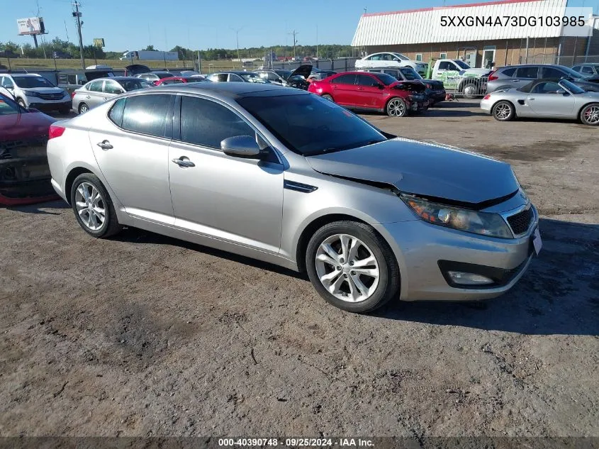 2013 Kia Optima Ex VIN: 5XXGN4A73DG103985 Lot: 40390748