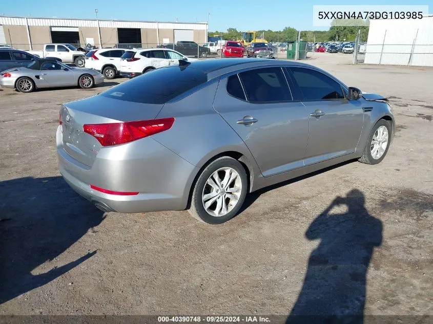 5XXGN4A73DG103985 2013 Kia Optima Ex