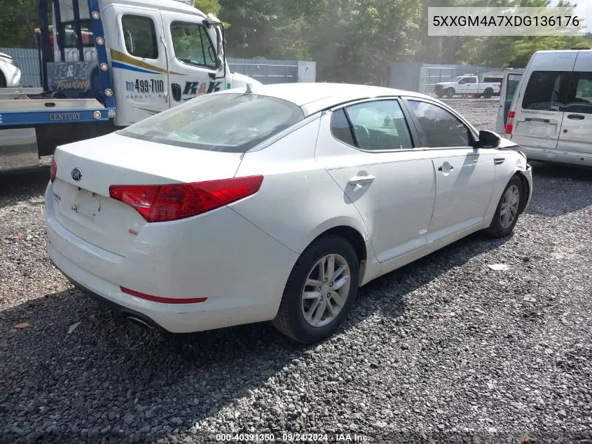 5XXGM4A7XDG136176 2013 Kia Optima Lx