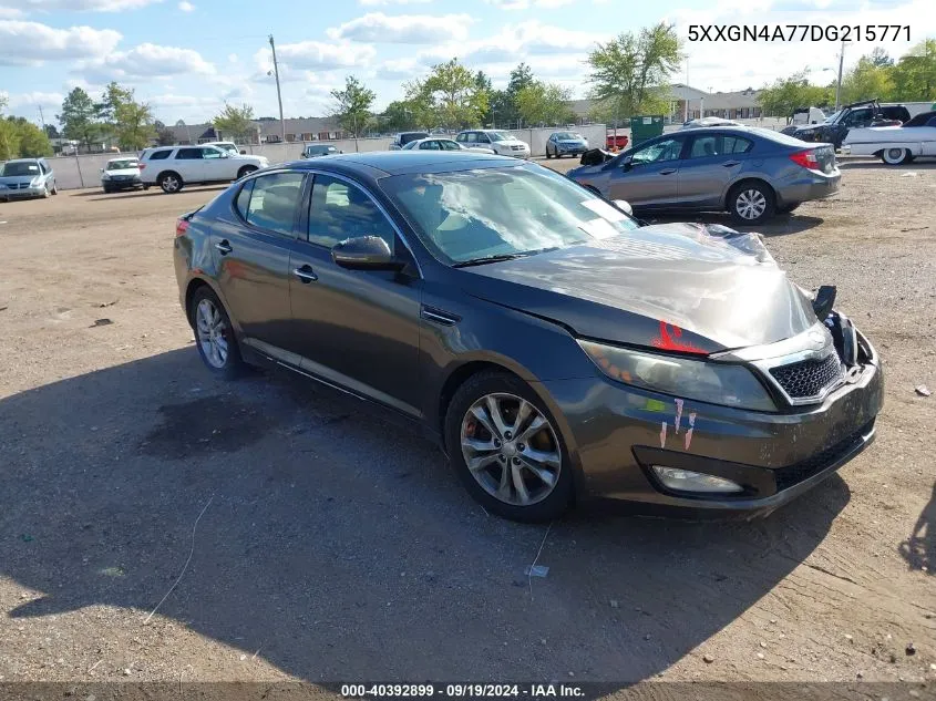 2013 Kia Optima Ex VIN: 5XXGN4A77DG215771 Lot: 40392899