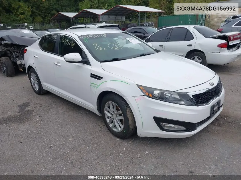 2013 Kia Optima Lx VIN: 5XXGM4A78DG156992 Lot: 40393248