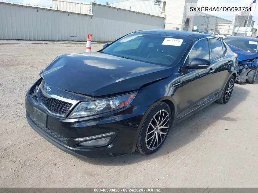 2013 Kia Optima Sx VIN: 5XXGR4A64DG093754 Lot: 40393428