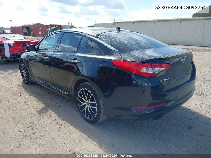 2013 Kia Optima Sx VIN: 5XXGR4A64DG093754 Lot: 40393428