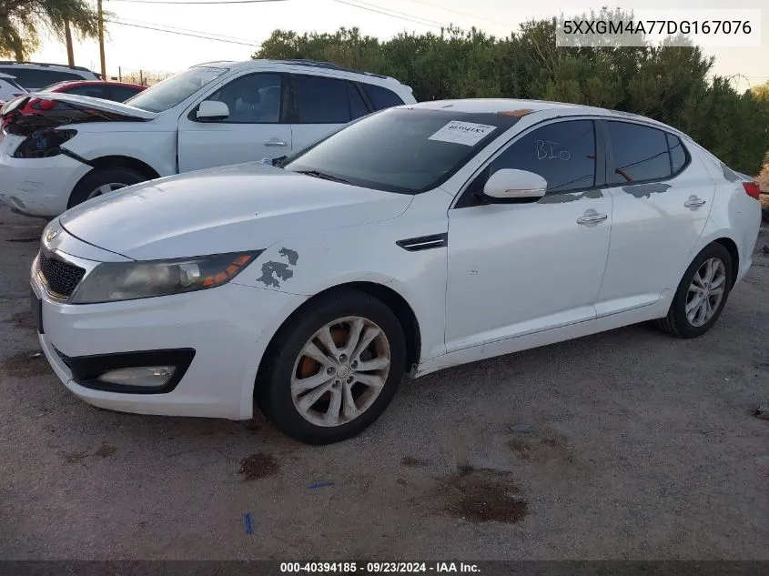 2013 Kia Optima Lx VIN: 5XXGM4A77DG167076 Lot: 40394185