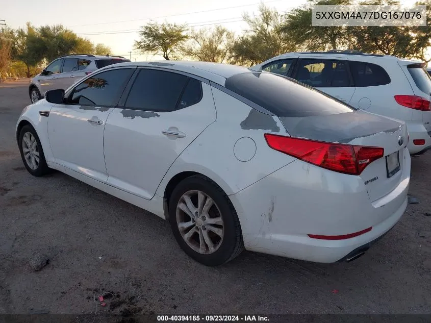 2013 Kia Optima Lx VIN: 5XXGM4A77DG167076 Lot: 40394185