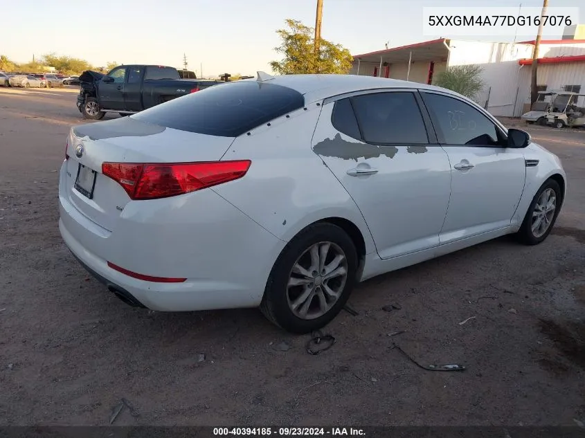 2013 Kia Optima Lx VIN: 5XXGM4A77DG167076 Lot: 40394185