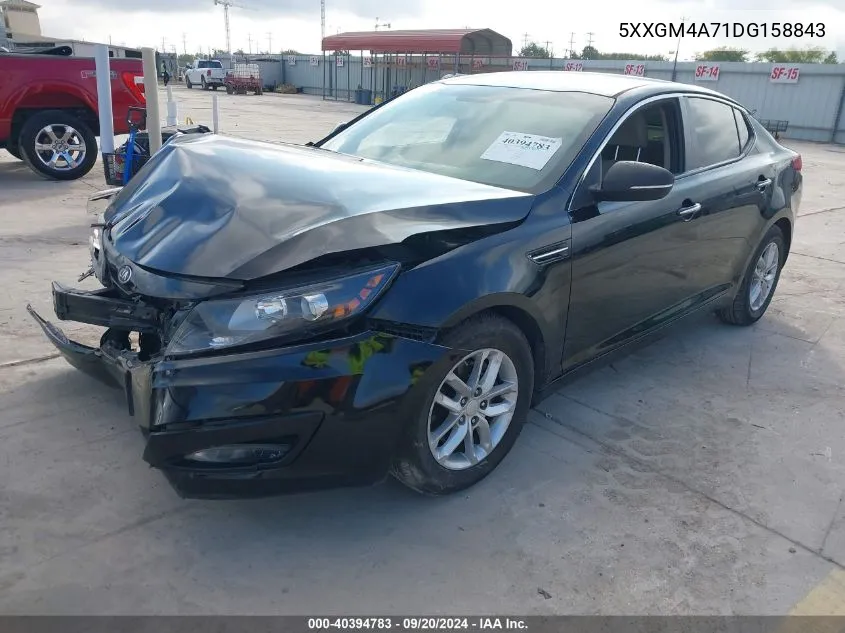 5XXGM4A71DG158843 2013 Kia Optima Lx