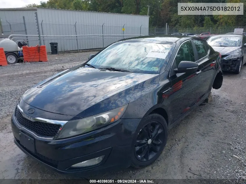 2013 Kia Optima Ex VIN: 5XXGN4A75DG182012 Lot: 40398351