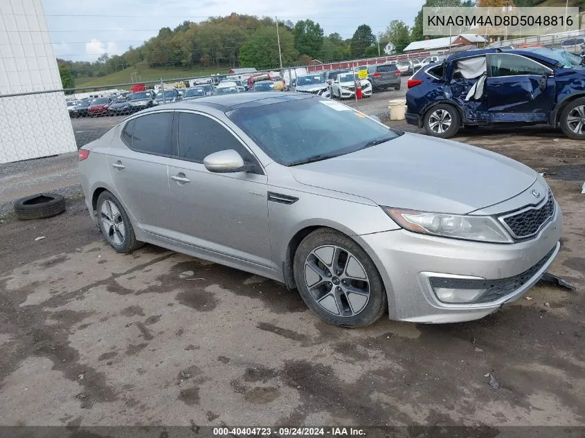 KNAGM4AD8D5048816 2013 Kia Optima Hybrid Ex