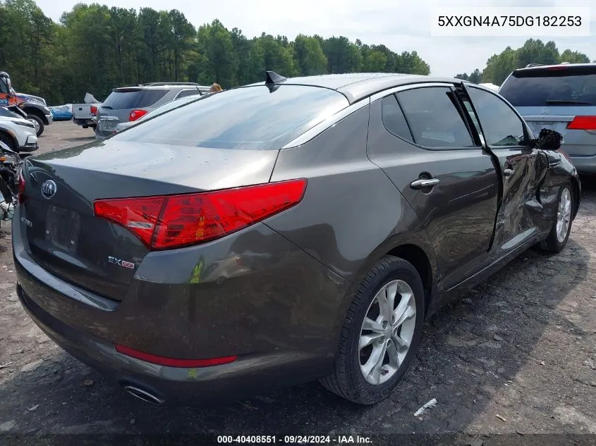 2013 Kia Optima Ex VIN: 5XXGN4A75DG182253 Lot: 40408551