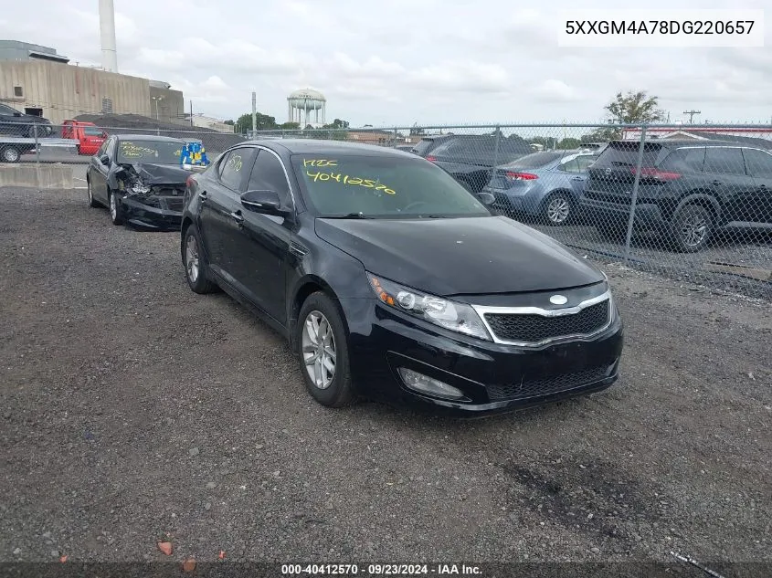 2013 Kia Optima Lx VIN: 5XXGM4A78DG220657 Lot: 40412570