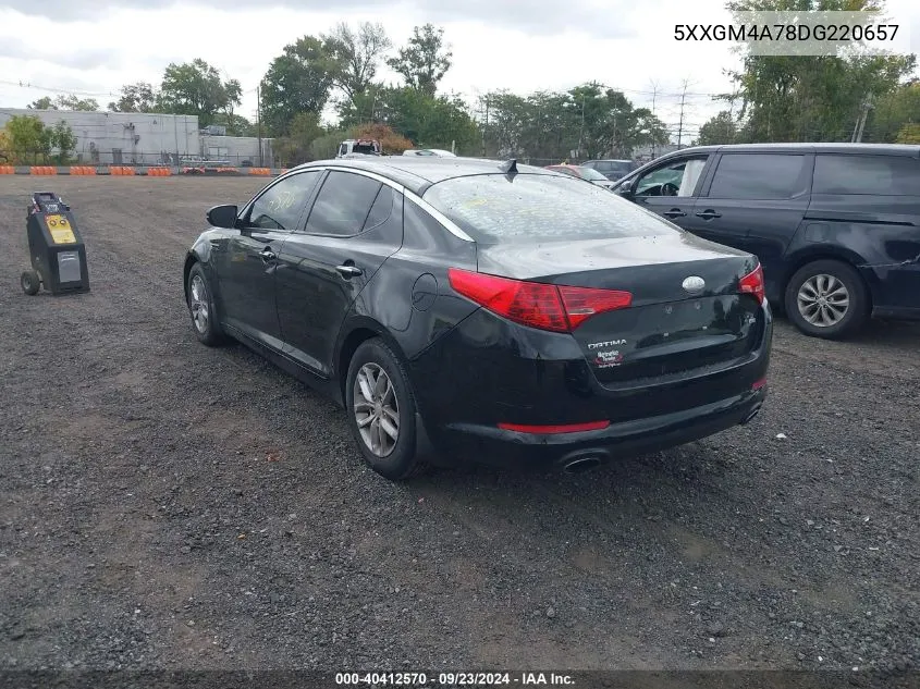 5XXGM4A78DG220657 2013 Kia Optima Lx