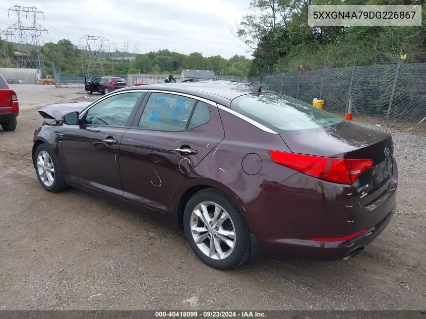 2013 Kia Optima Ex VIN: 5XXGN4A79DG226867 Lot: 40418099