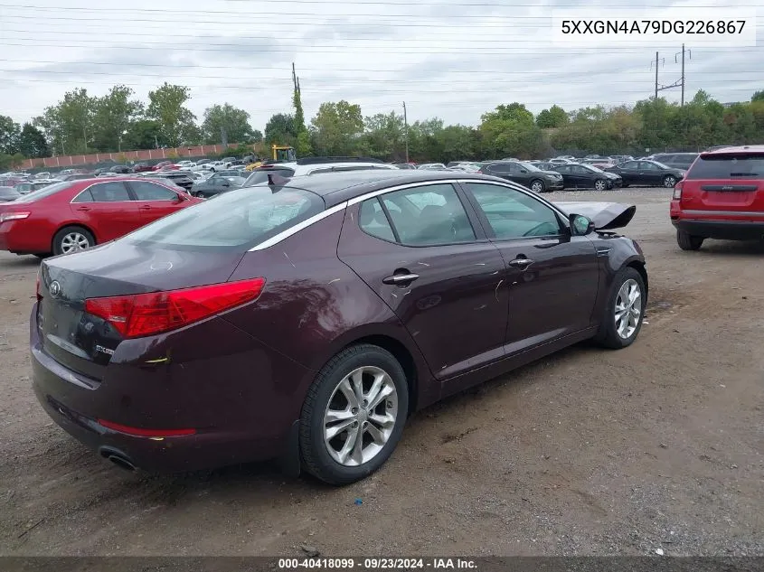 2013 Kia Optima Ex VIN: 5XXGN4A79DG226867 Lot: 40418099