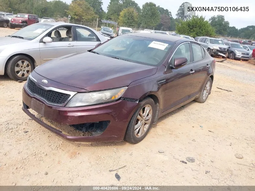 2013 Kia Optima Ex VIN: 5XXGN4A75DG106435 Lot: 40420886