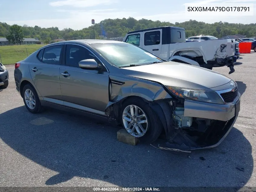 2013 Kia Optima Lx VIN: 5XXGM4A79DG178791 Lot: 40422064