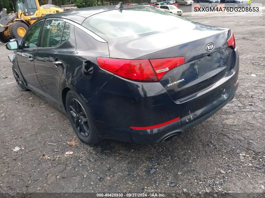 2013 Kia Optima Lx VIN: 5XXGM4A76DG208653 Lot: 40425930