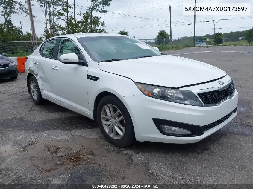 2013 Kia Optima Lx VIN: 5XXGM4A7XDG173597 Lot: 40428202