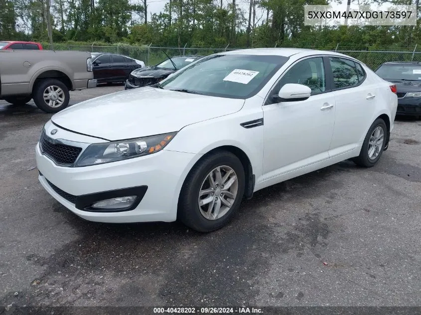 5XXGM4A7XDG173597 2013 Kia Optima Lx