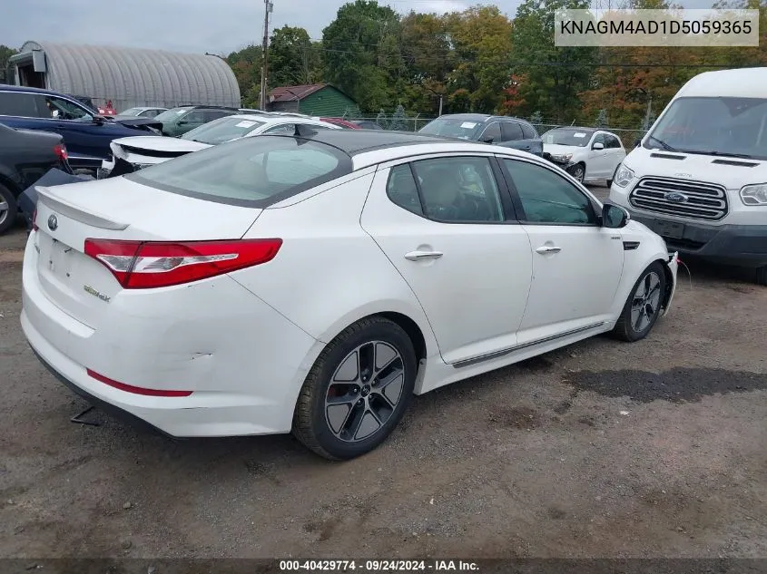 KNAGM4AD1D5059365 2013 Kia Optima Hybrid Ex