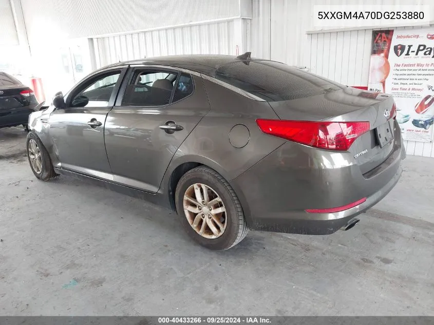 5XXGM4A70DG253880 2013 Kia Optima Lx