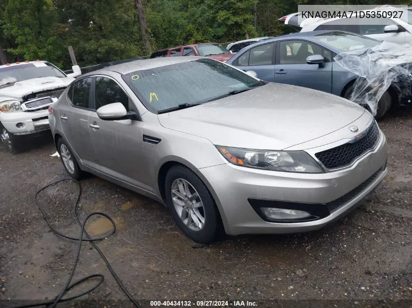 2013 Kia Optima Lx VIN: KNAGM4A71D5350927 Lot: 40434132