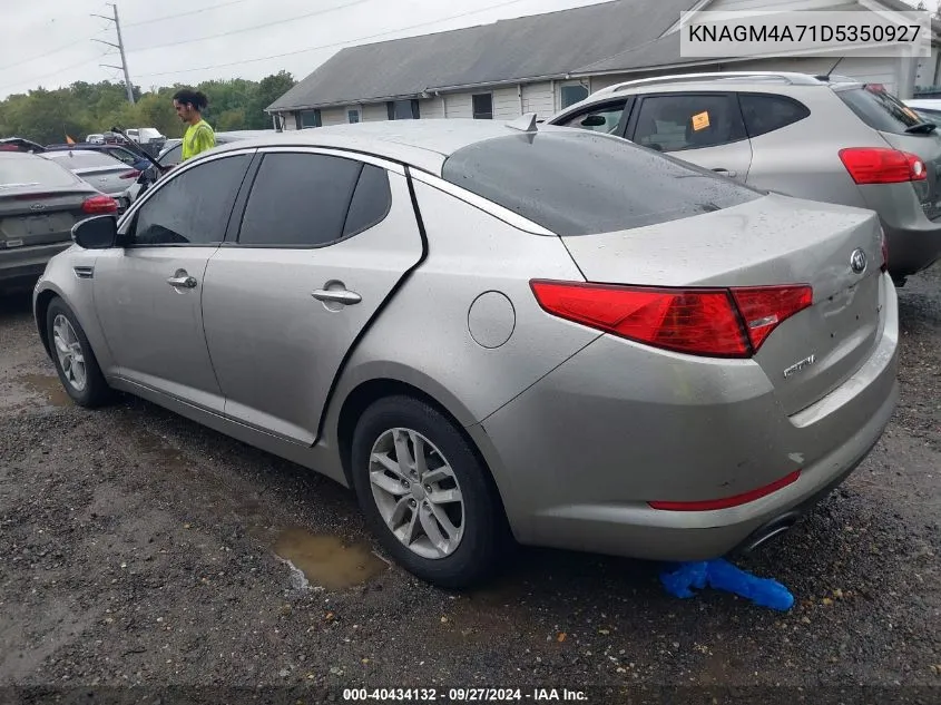 2013 Kia Optima Lx VIN: KNAGM4A71D5350927 Lot: 40434132