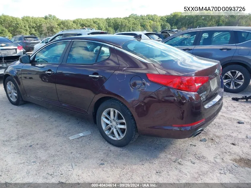 5XXGM4A70DG093726 2013 Kia Optima Lx