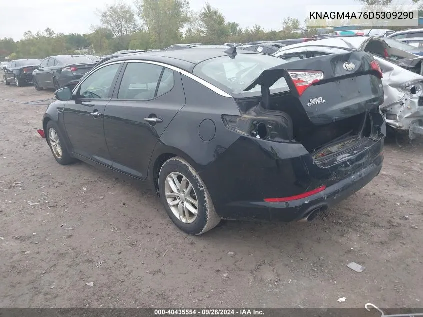 2013 Kia Optima Lx VIN: KNAGM4A76D5309290 Lot: 40435554