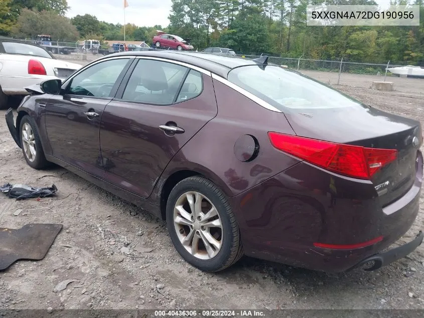 5XXGN4A72DG190956 2013 Kia Optima Ex